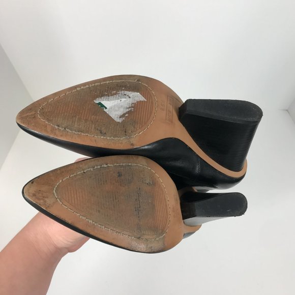 Steve by Steve Madden Black Leather Maliik Ankle boot - Picture 6 of 8